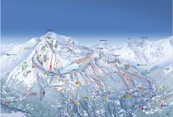 Plan staza Les Arcs i Peisey Vallandry